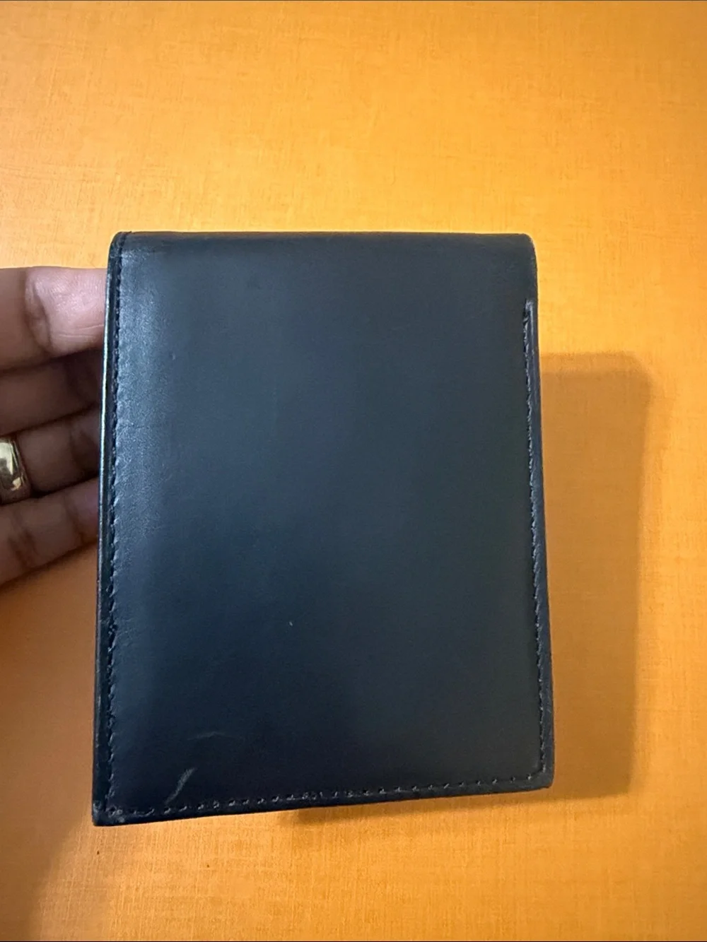 Saint Laurent Black Leather Wallet with YSL Monogram